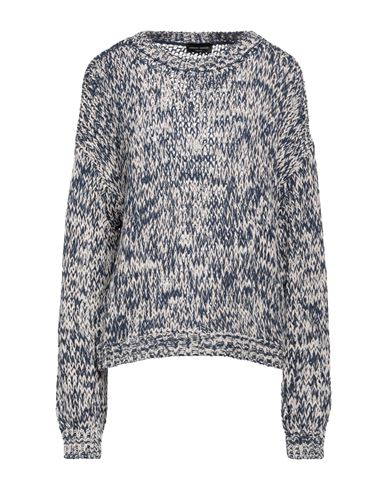 Roberto Collina Woman Sweater Midnight Blue Size L Cotton, Polyamide
