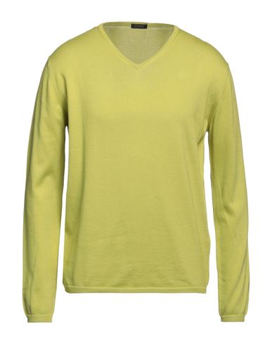 Cruciani Man Sweater Acid Green Size 42 Cotton