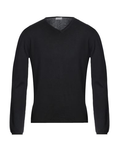 Cruciani Man Sweater Black Size 40 Cotton