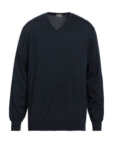Cruciani Man Sweater Midnight Blue Size 44 Cotton