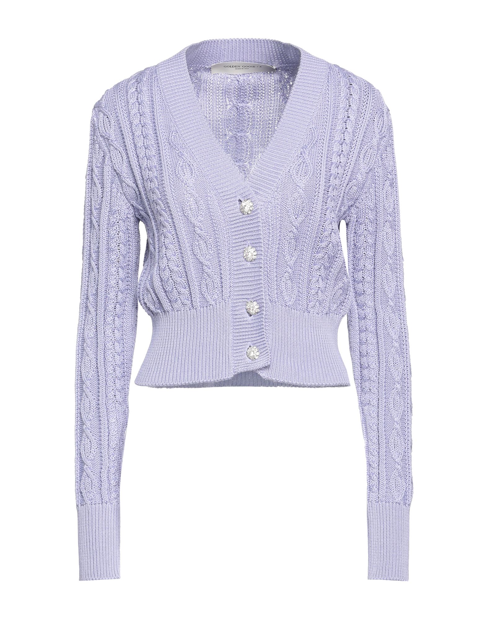 Golden Goose Cardigans In Lilac