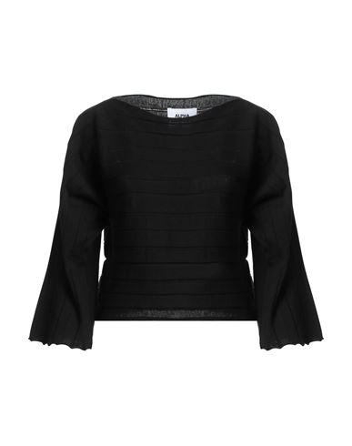 Alpha Studio Woman Sweater Black Size 10 Cotton