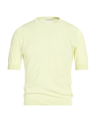 Filippo De Laurentiis Man Sweater Pastel Yellow Size 46 Cotton