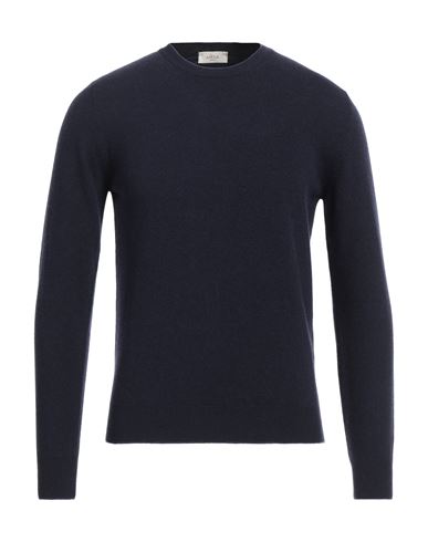 Shop Altea Man Sweater Midnight Blue Size S Virgin Wool