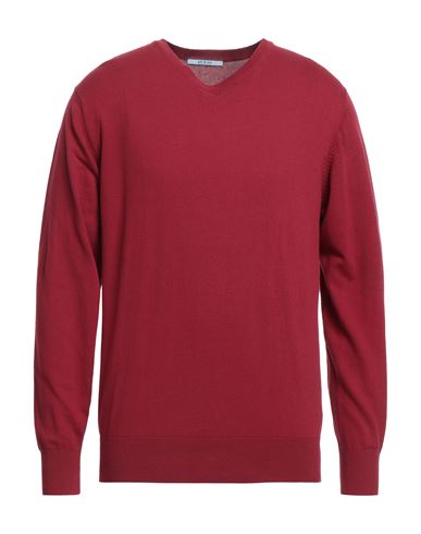 At.p.co At. P.co Man Sweater Burgundy Size L Cotton In Red