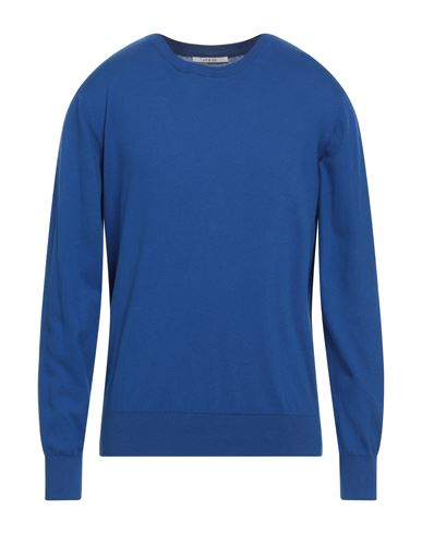 At.p.co At. P.co Man Sweater Bright Blue Size Xl Cotton In Blue