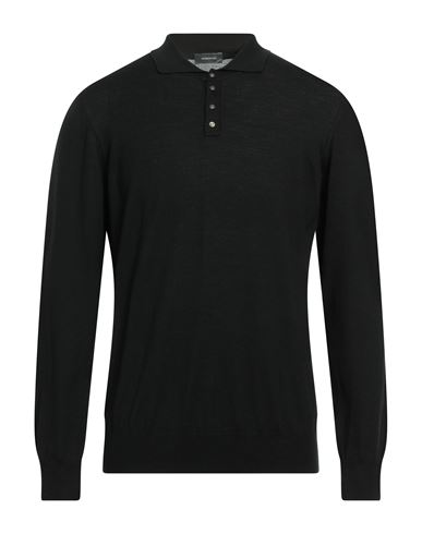 Rossopuro Man Sweater Black Size 3xl Wool