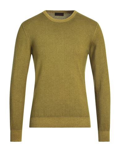Shop Altea Man Sweater Military Green Size M Cashmere