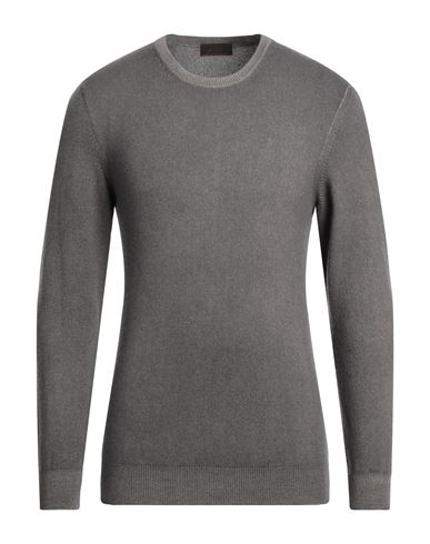 Altea Man Sweater Khaki Size S Cashmere In Grey