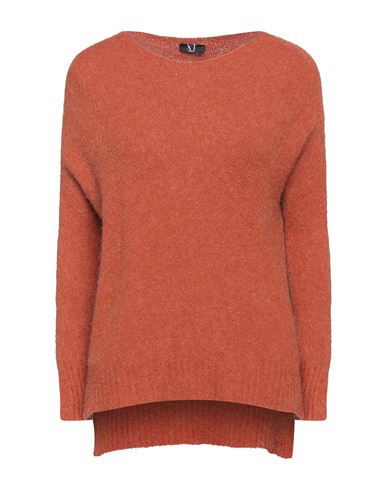 Xt Studio Woman Sweater Rust Size S Acrylic, Polyamide, Mohair Wool, Elastane In Red