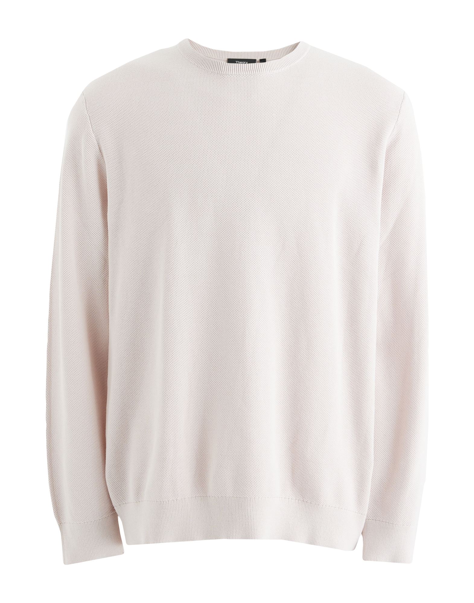 Shop Theory Man Sweater Light Pink Size Xxl Cotton, Other Fibres