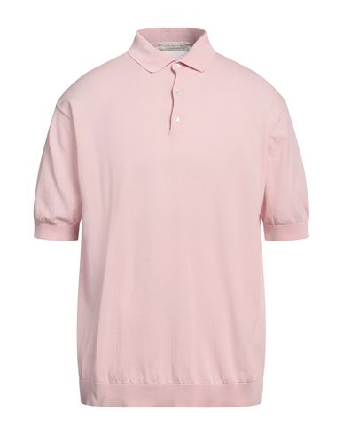 Filippo De Laurentiis Man Sweater Pink Size 48 Cotton