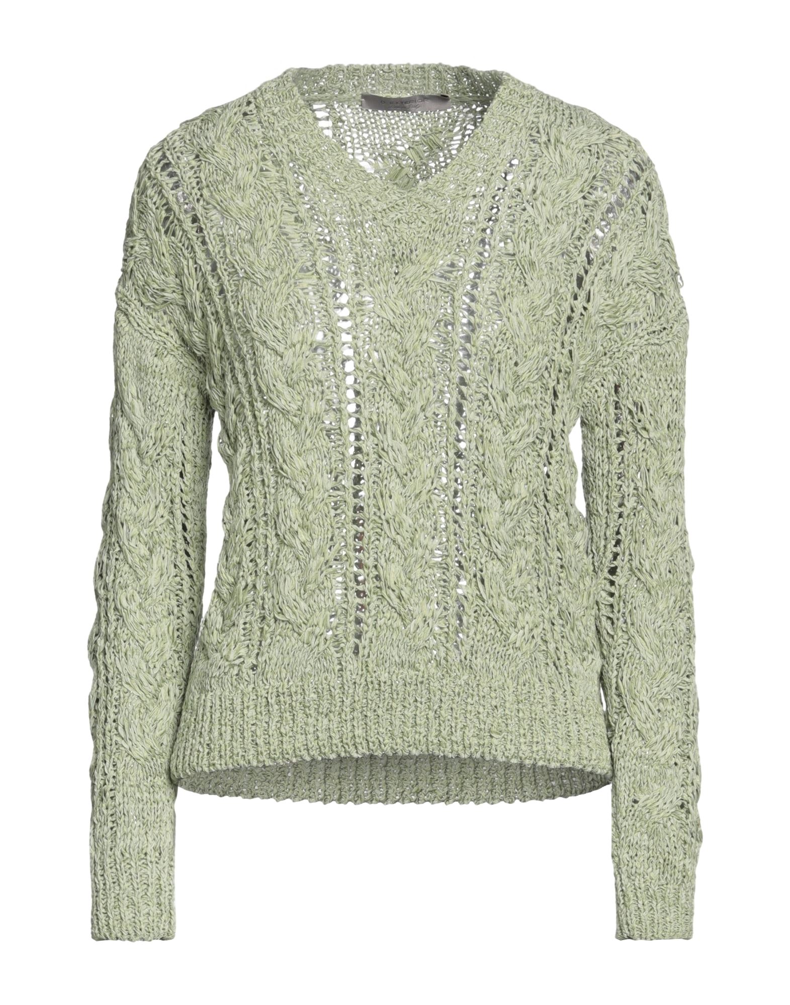 D-exterior Sweaters In Sage Green
