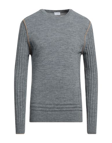 Umberto Vallati Man Sweater Grey Size 44 Wool, Acrylic, Alpaca Wool, Viscose