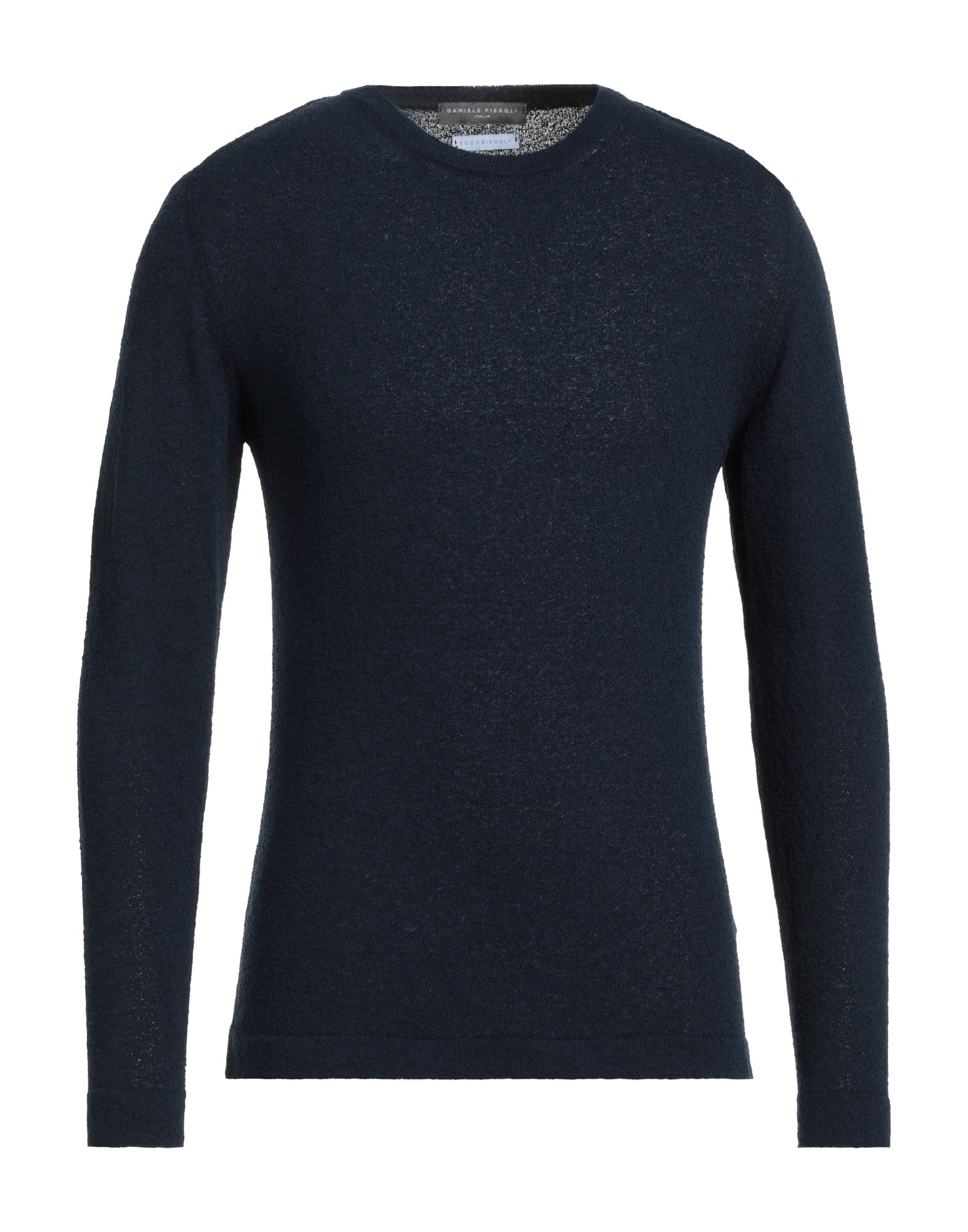 Shop Daniele Fiesoli Man Sweater Midnight Blue Size Xxl Organic Cotton, Recycled Polyamide