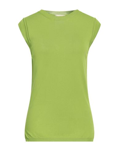 Compagnia Italiana Woman Sweater Acid Green Size L Viscose, Polyamide