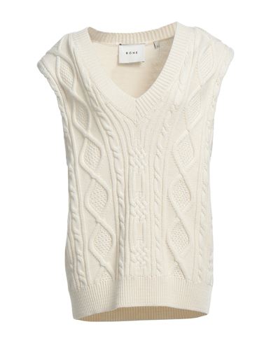 Rohe Róhe Woman Sweater Ivory Size 4 Wool In White