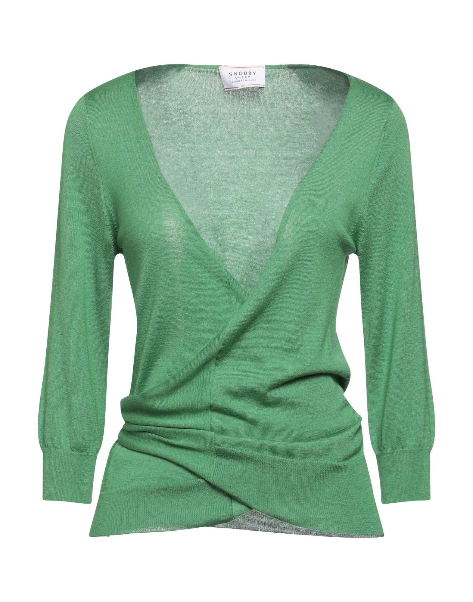 Snobby Sheep Wrap Cardigans In Green