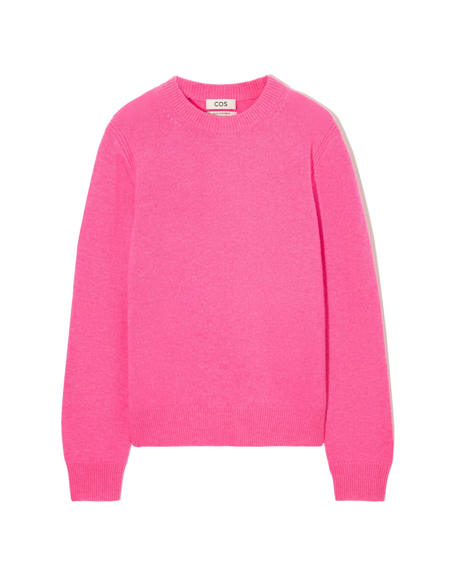 COS COS WOMAN SWEATER PINK SIZE M CASHMERE