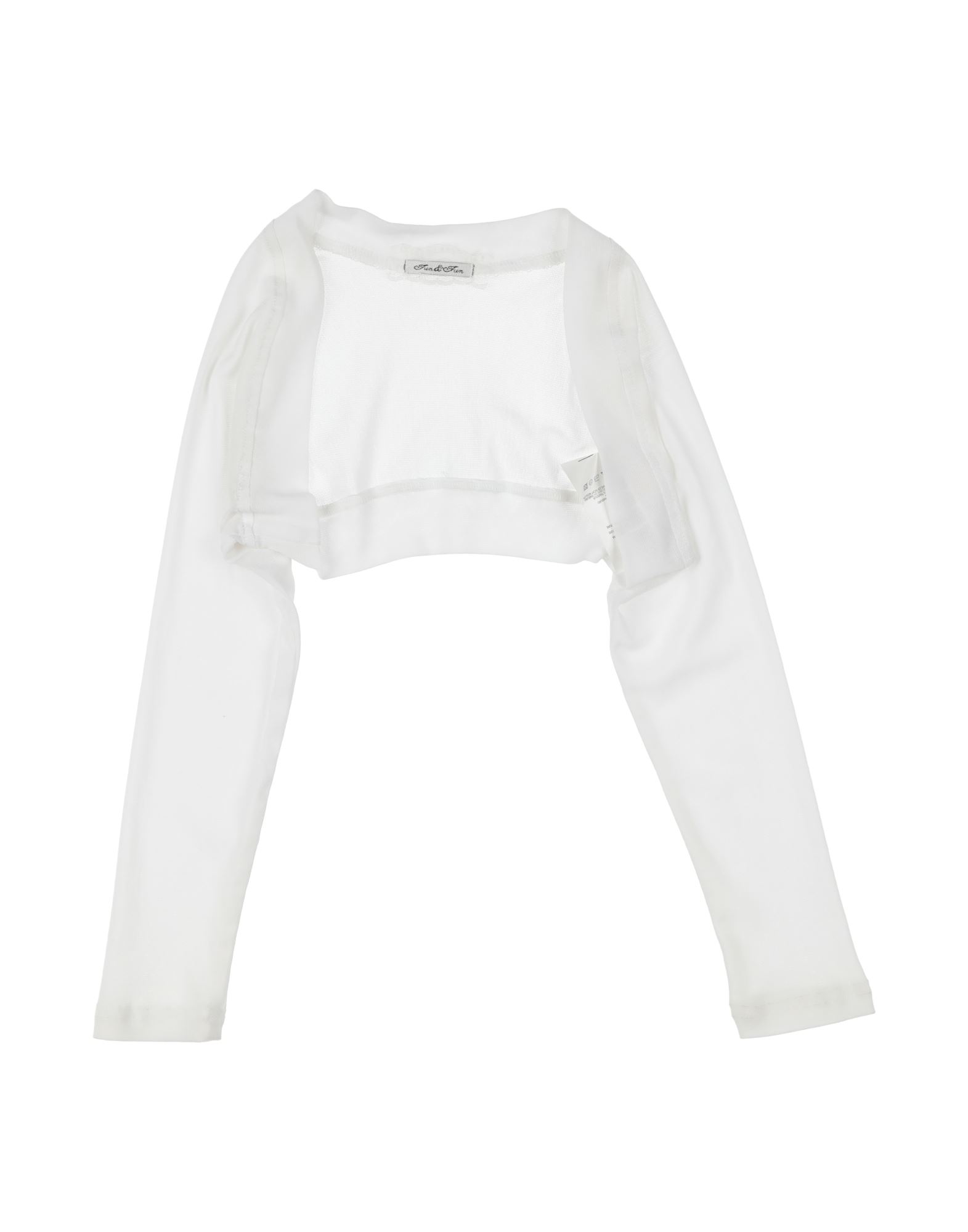Fun & Fun Kids'  Toddler Girl Wrap Cardigans White Size 6 Polyester