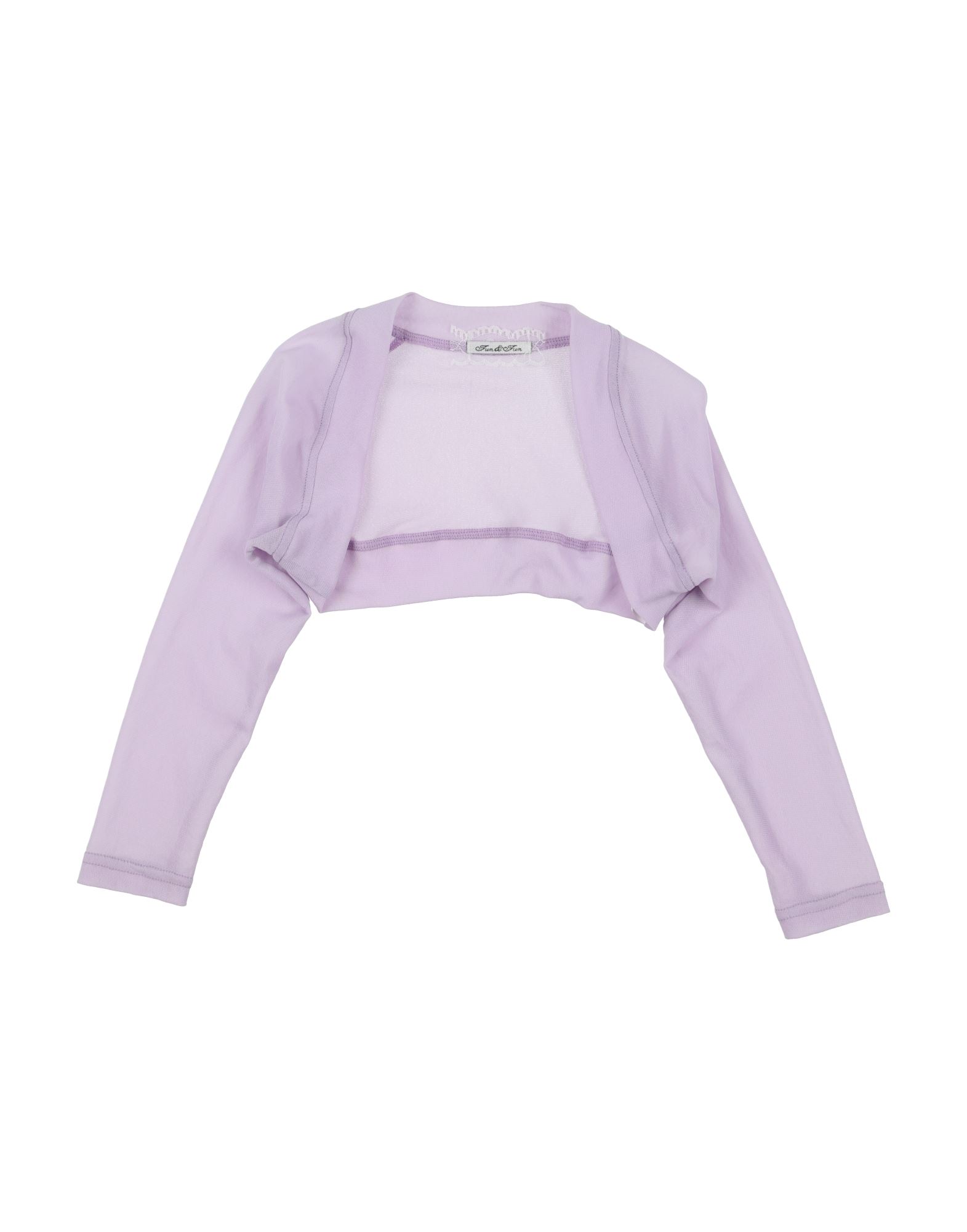 Fun & Fun Kids'  Toddler Girl Wrap Cardigans Lilac Size 7 Polyester In Purple