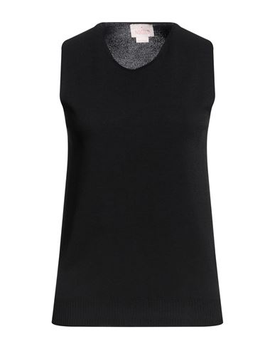 Nocold Woman Sweater Black Size L Viscose, Polyamide