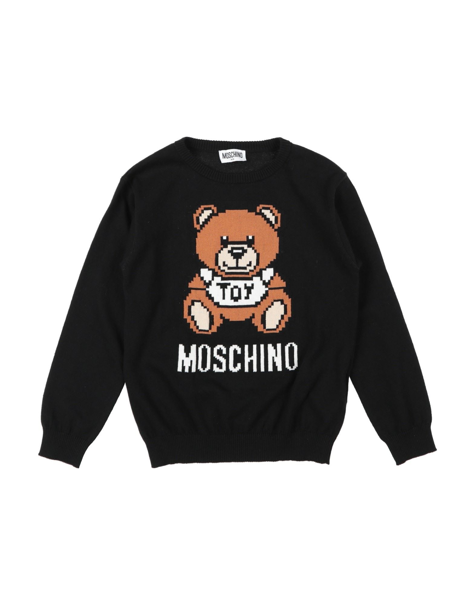 Moschino Kid Sweaters In Black