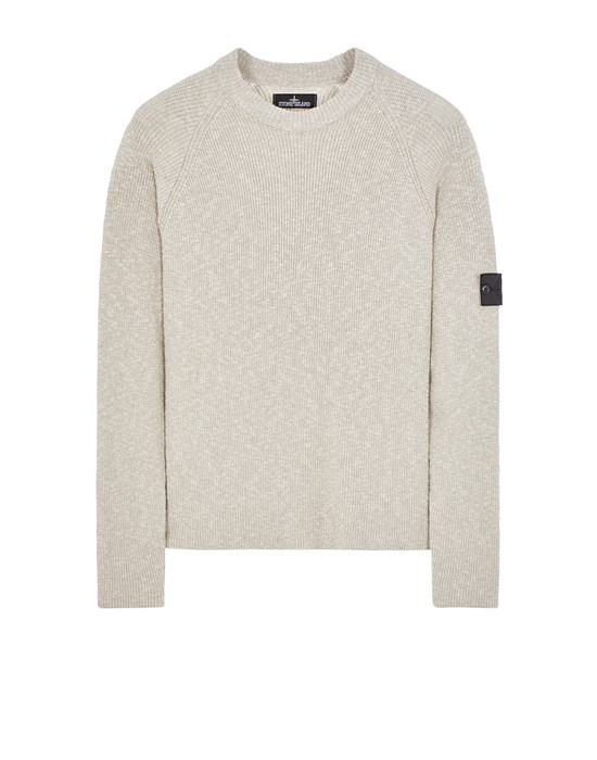 Tricot Homme 5121R MOCK NECK KNIT 
PATTERNED SLUB DRY YARN Front STONE ISLAND SHADOW PROJECT