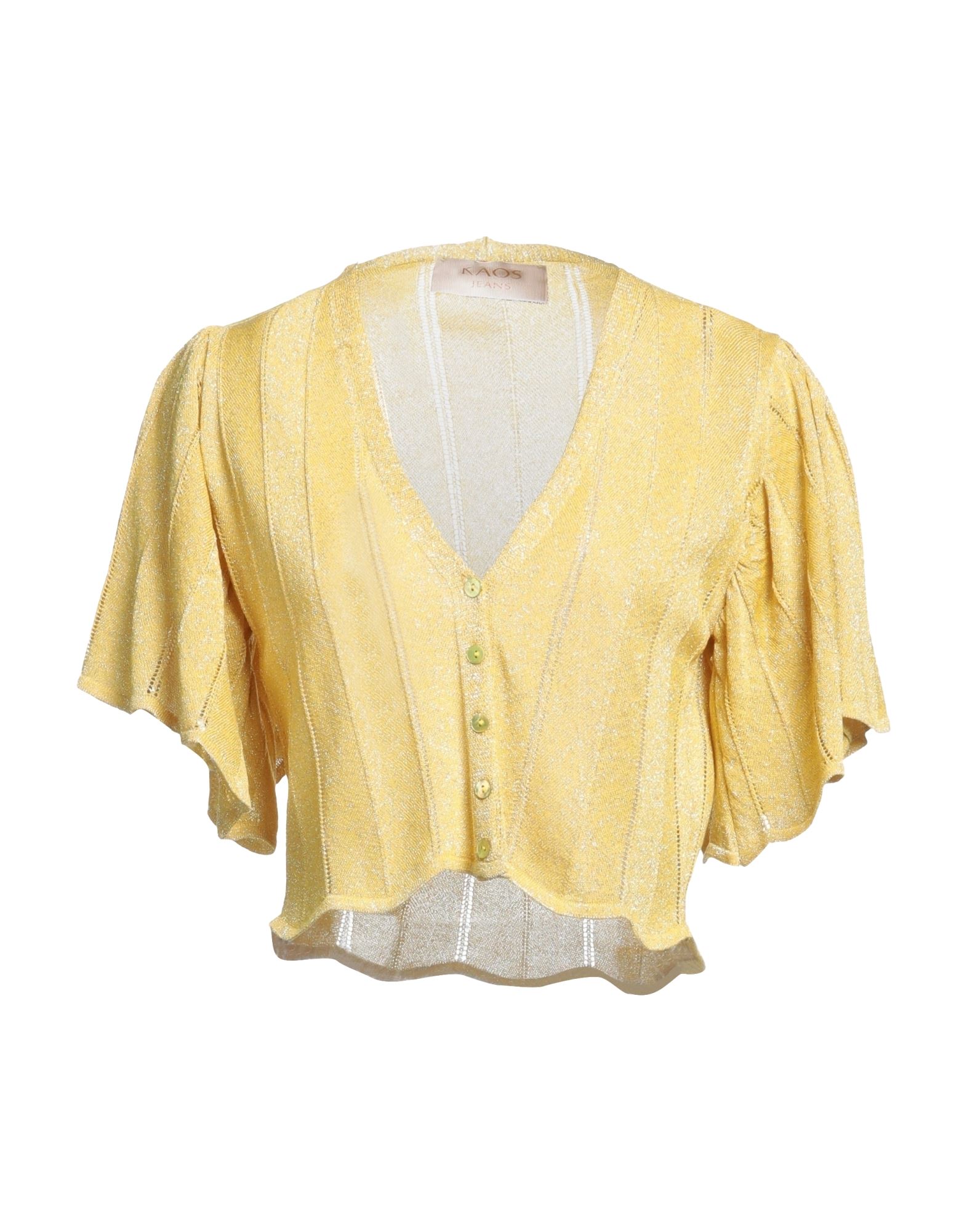 Kaos Jeans Cardigans In Yellow