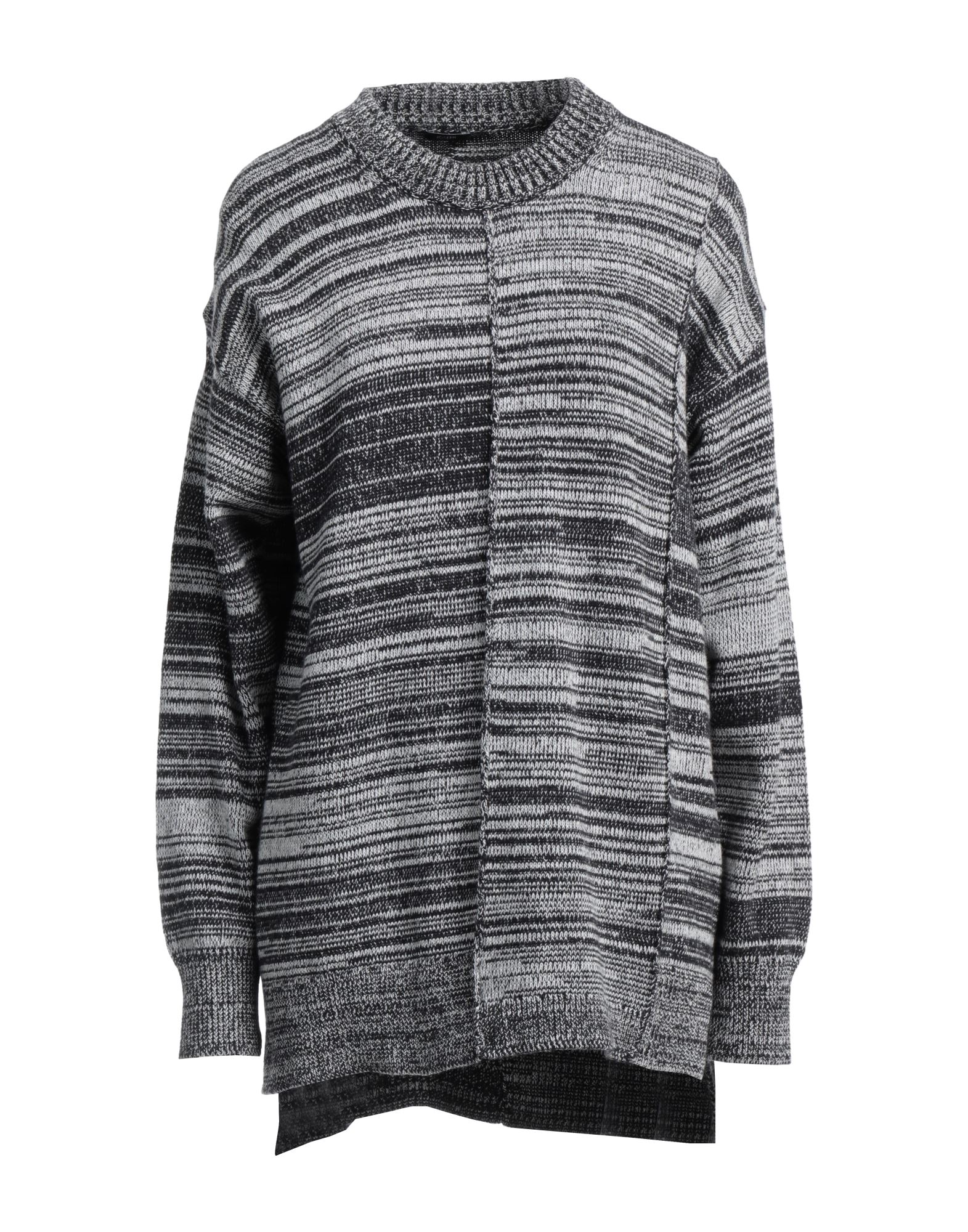 Joseph Marled Cotton-blend Sweater In Black