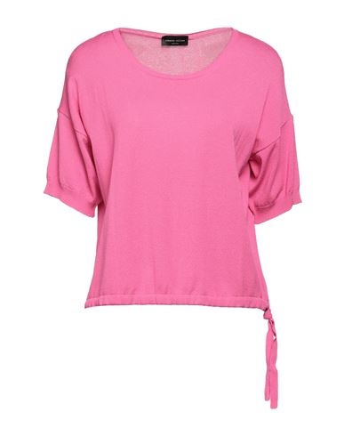 Roberto Collina Woman Sweater Fuchsia Size S Viscose, Polyester In Pink