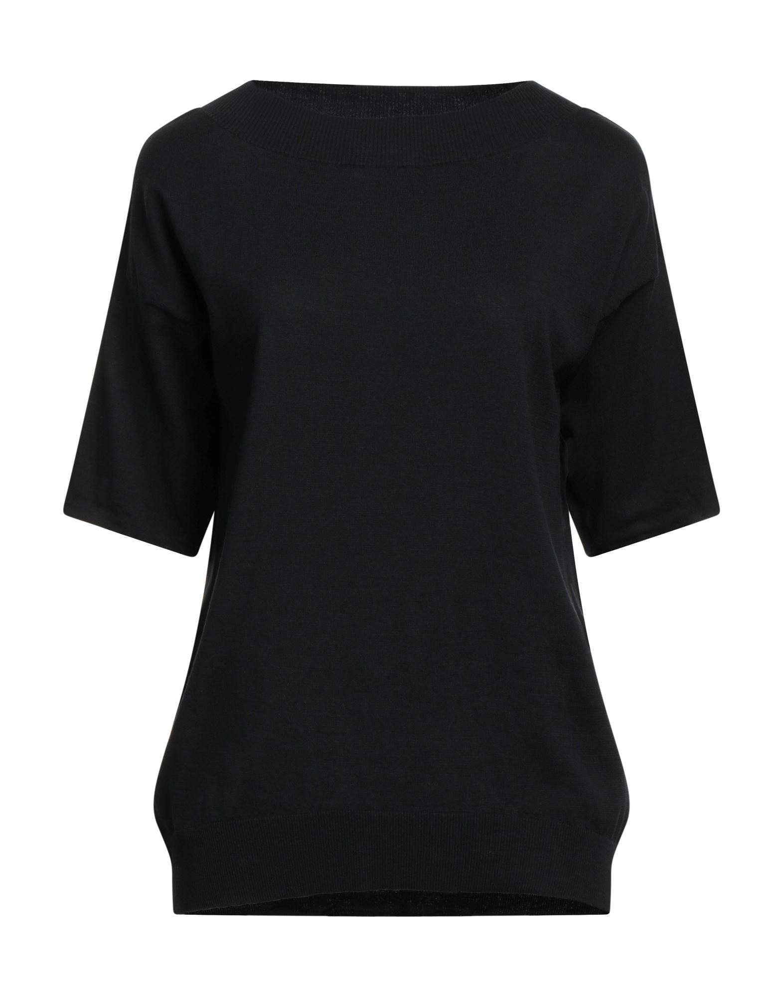 Shop Snobby Sheep Woman Sweater Black Size 6 Cotton, Silk