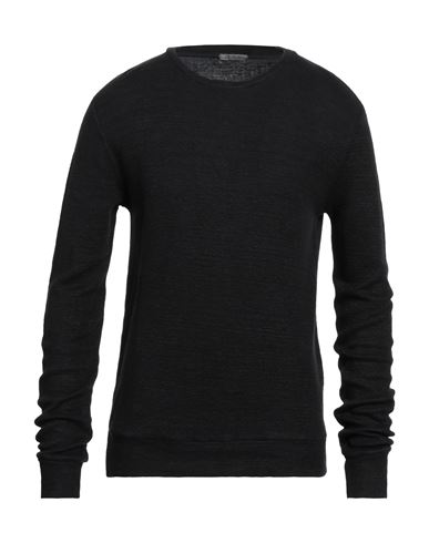 Crossley Man Sweatshirt Black Size L Cotton In Blue