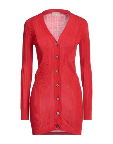 Drumohr Woman Cardigan Red Size S Cotton