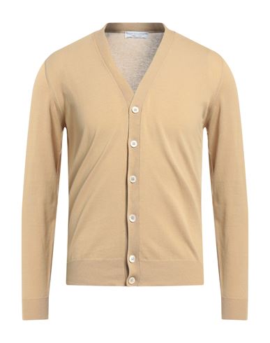 Filippo De Laurentiis Man Cardigan Sand Size 38 Cotton In Beige