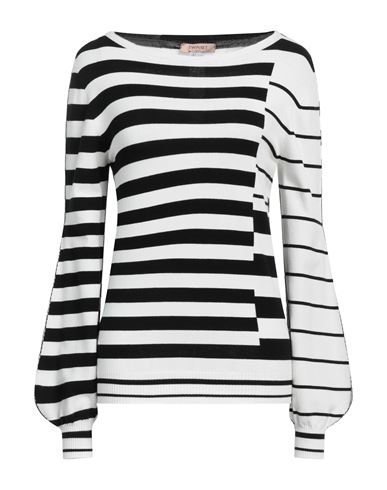 Twinset Woman Sweater Black Size L Viscose, Polyester