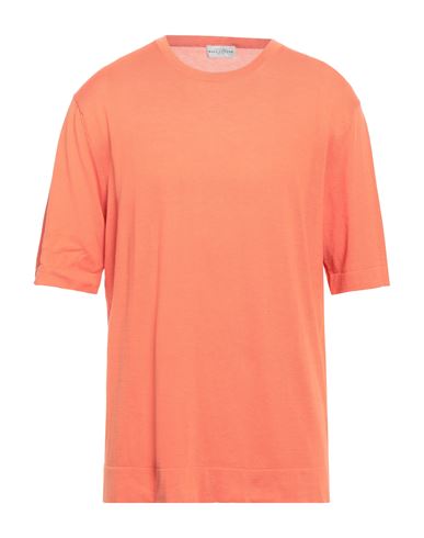Ballantyne Man Sweater Orange Size 46 Cotton