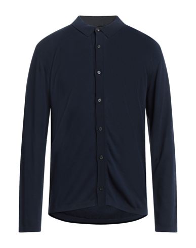 Roberto Collina Man Cardigan Navy Blue Size 36 Cotton