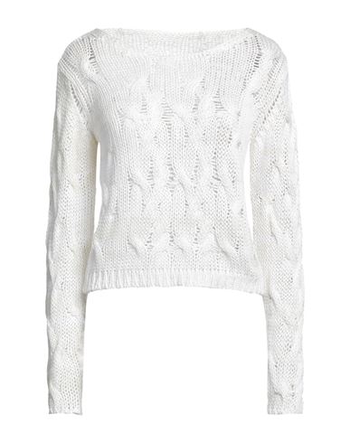 Roberto Collina Woman Sweater White Size M Cotton
