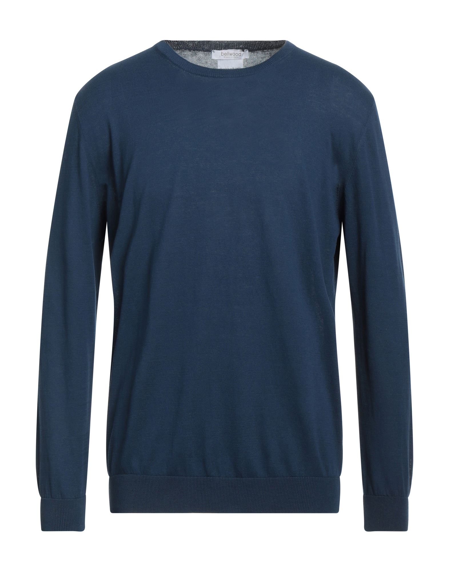Shop Bellwood Man Sweater Midnight Blue Size 48 Cotton