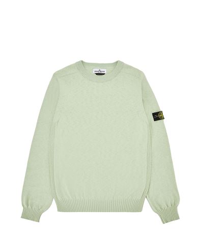 STONE ISLAND TEEN 510A1 Crewneck sweater Man Light Green EUR 158