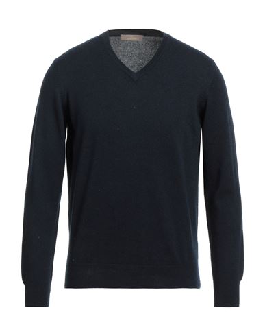 Cruciani Man Sweater Midnight Blue Size 40 Cashmere