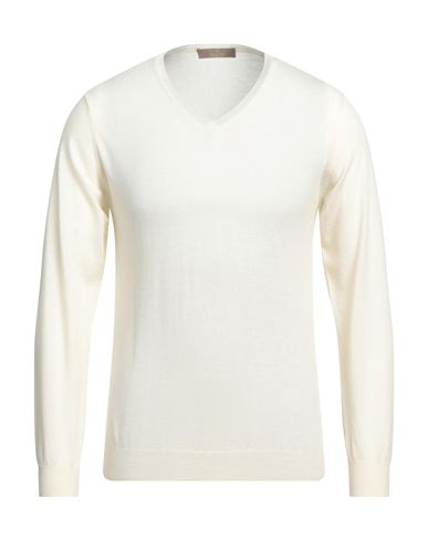 Cruciani Man Sweater Ivory Size 40 Wool In White