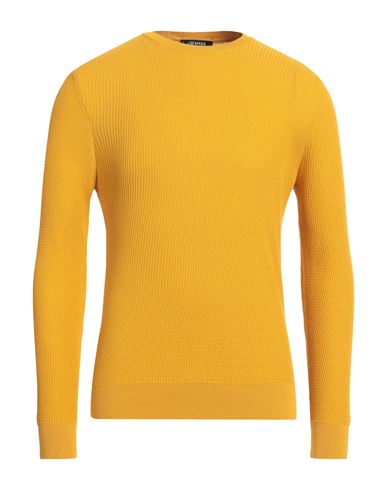 +39 Masq Man Sweater Orange Size M Cotton In Yellow