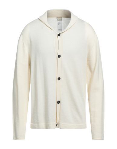 Massimo Alba Garment-dyed Wool Cardigan In White