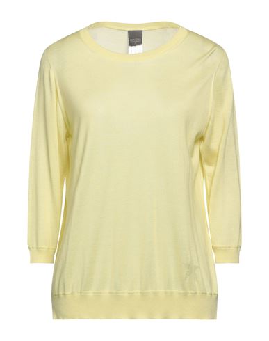 Lorena Antoniazzi Woman Sweater Light Yellow Size 10 Silk, Virgin Wool