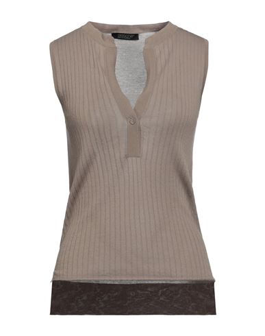 Aragona Woman Sweater Dove Grey Size 2 Cotton