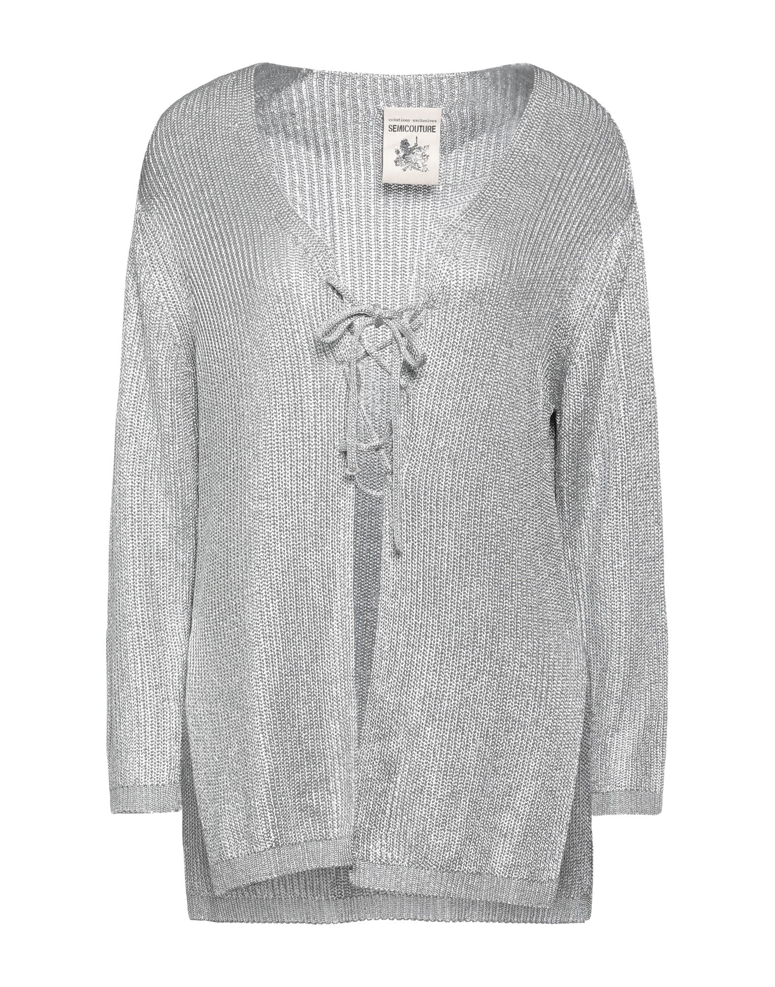 Semicouture Cardigans In Silver
