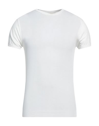 Cashmere Company Man Sweater White Size 36 Cotton, Linen