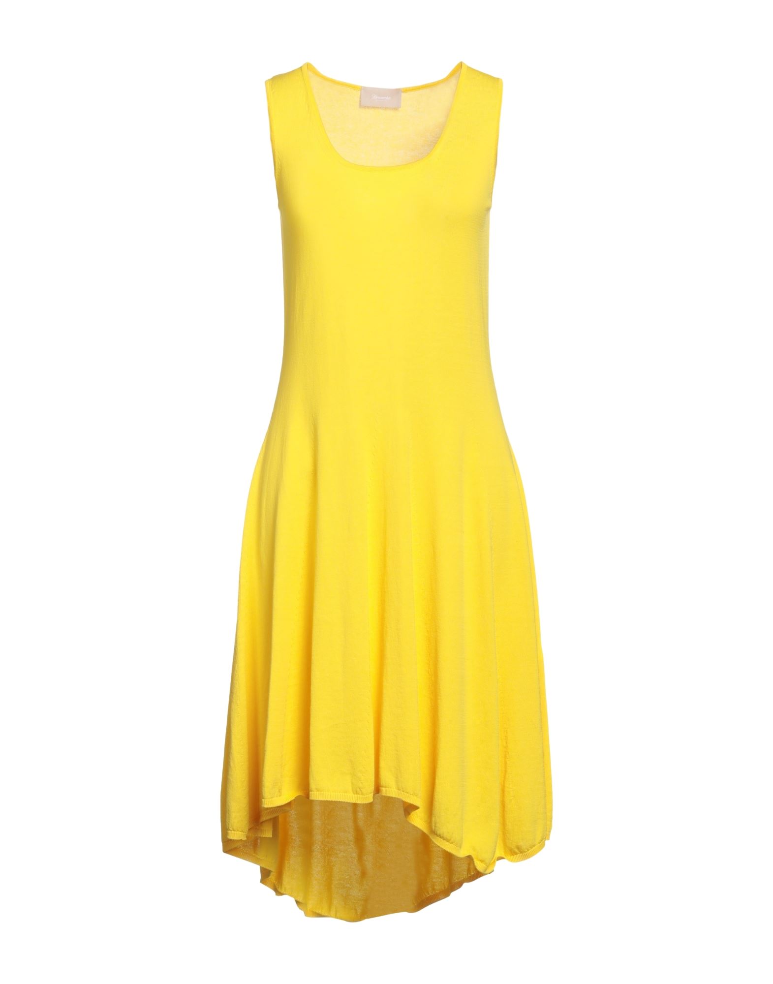 Drumohr Midi Dresses In Yellow